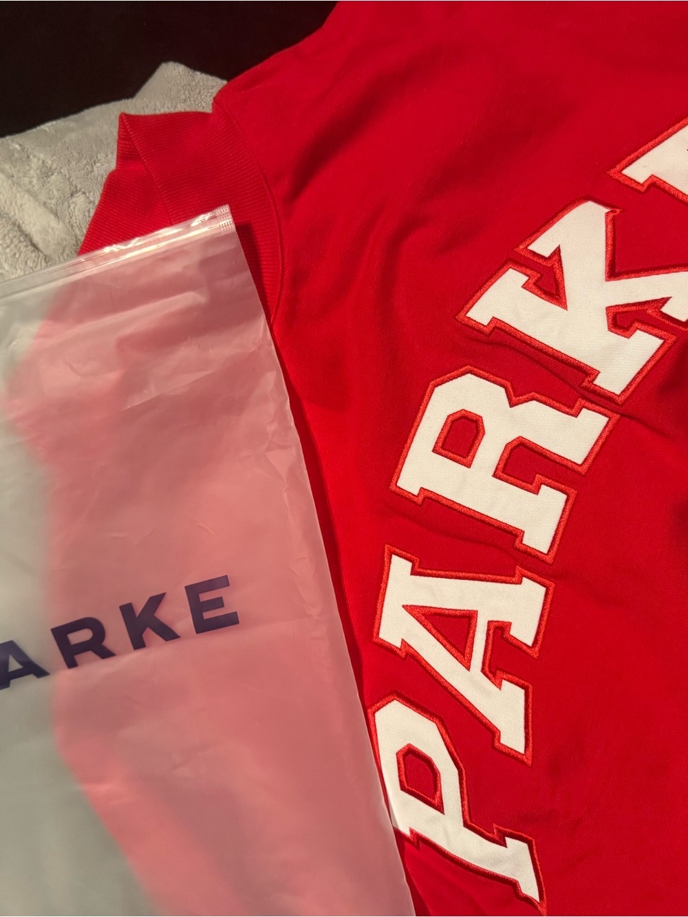 Parke Red Mockneck Brand new NEVER WORN - Picture 3 of 3